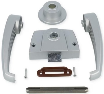 ZAMEK KOMPLETNY KLAMKA DO DRZWI ŁAZIENKI DO KAMPERA