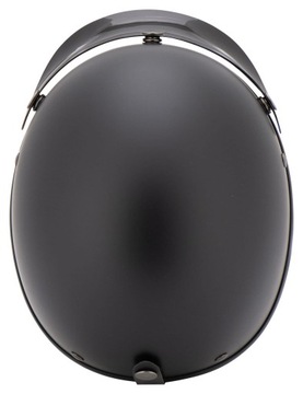 Черный матовый мотоциклетный шлем Peanut Braincap XL