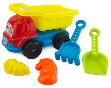 AUTO WYWROTKA DO PIASKU + FOREMKI GRABKI SZPADELEK