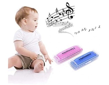 2 ШТ. МЕТАЛЛИЧЕСКАЯ ГАРМОНИКА + ЧЕХОЛ