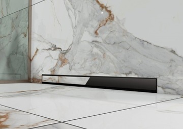 Линейный трап SANITLINE WALL 2 в 1 МАТОВЫЙ ЧЕРНЫЙ 70 см НИЗКИЙ 52 мм НАБОР