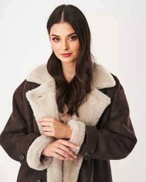 Kożuch damski Everly 6XL