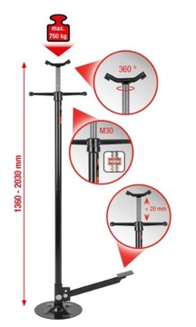 ТЕЛЕСКОПИЧЕСКИЙ ПОДЪЕМНИК С ПЕДАЛЬЮ