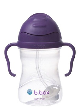 B.box Bidon ze słomką 240 ml. Winogronowy