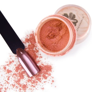 Pyłek do paznokci Rose Gold Mirror