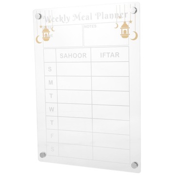 NAKLEJKI MAGNETYCZNE AKRYLOWE PLANER POSIŁKÓW RODZINNYCH