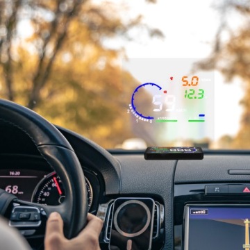 ПЕРЕДНЕЕ СТЕКЛО АВТОМОБИЛЯ С ДИСПЛЕЕМ HUD HEAD UP 5,5 ДЮЙМОВ И ПРОЕКТОРОМ RPM
