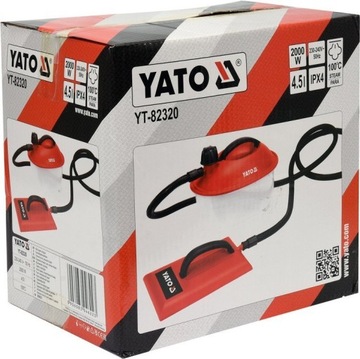 YATO PAROWNICA DYSZA DO USUWANIA TAPET 2000W 4.5L 100C YT-82320 URZĄDZENIE
