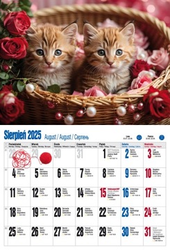 Настенный календарь CATS KITTENS 2024+2025