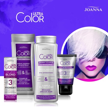 Joanna Ultra Color серебристый кондиционер для волос 200мл