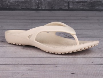 Japonki damskie Crocs KADEE II FLIP WINTER WHITE