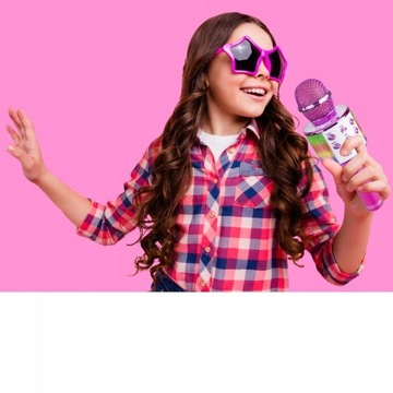 КАРАОКЕ-микрофон с динамиком/ 3 цвета на выбор/ серебристый, розовый или золотой