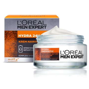 Гель для лица LOreal Men Expert Hydra 24H увлажняет