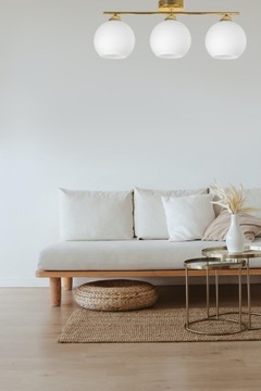 ЗОЛОТАЯ СВЕТОДИОДНАЯ ШАРОВАЯ ЛЮСТРА ПОДВЕСНОЙ СВЕТИЛЬНИК ПОТОЛОЧНЫЙ СВЕТИЛЬНИК