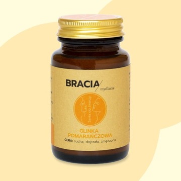 Glinka pomarańczowa | 75ml Bracia Mydlarze