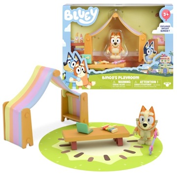 Bluey Mini zestaw Pokój zabaw Figurka + akcesoria