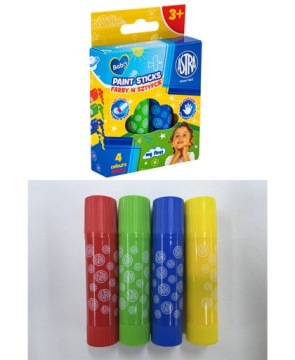 Фарби в олівці круглі 4 кол. JUMBO BABY ASTRA