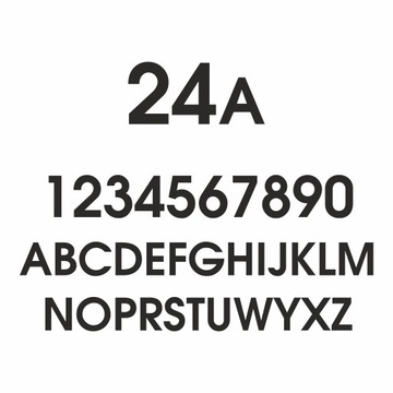 NUMER NA DOM DRZWI CYFRY LITERY NUMER DOMU BUDYNEK ADRES KOLORY - M3 40 cm