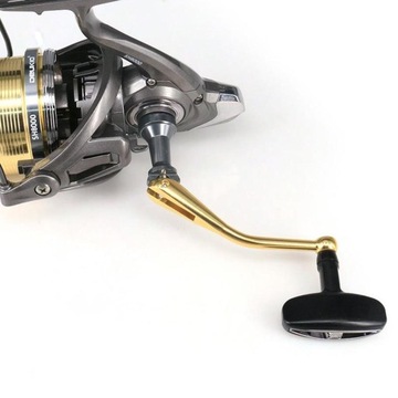 Metalowe kołowrotki do dalekich rzutów gładkie