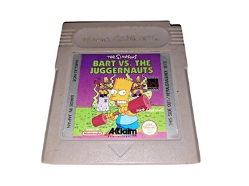 The Simpsons Bart vs. The Juggernauts / Game Boy