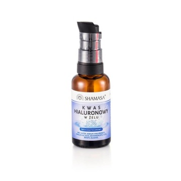 Kwas hialuronowy 5% w żelu kwas trójaktywny 30ml silnie nawilżający shamasa