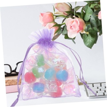 ПОРТАТИВНАЯ СУМКА ИЗ ОРГАНЗЫ НА ШНУРЕ, 100 ШТ.