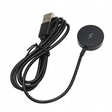 ŁADOWARKA DO FOSSIL GEN 1 2 3 KABEL USB CZARNY