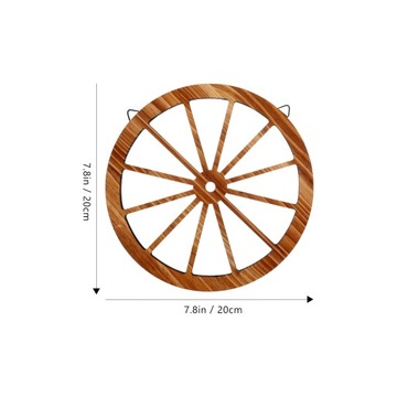 Koło statku pirackiego ciemnobrązowy akwarium