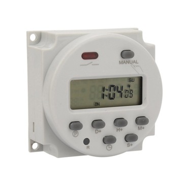 PROGRAMATOR CZASOWY TIMER WŁĄCZNIK WYŁĄCZNIK HARMONOGRAM 7 DNI 24V DC