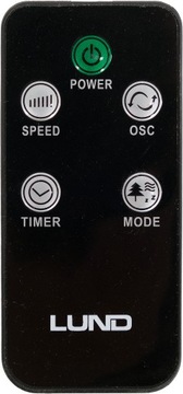 КОЛОННЫЙ ВЕНТИЛЯТОР ЛУНД 95,5 СМ, 50 ВТ НАПОЛЬНЫЙ ВЕНТИЛЯТОР С LED + ПУЛЬТ ДИСТАНЦИОННОГО УПРАВЛЕНИЯ