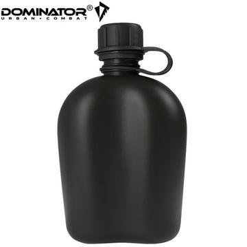 Военная туристическая бутылка для воды Dominator 1QT 1л черная