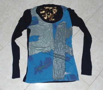 DESIGUAL BLUZKA S M MODNA