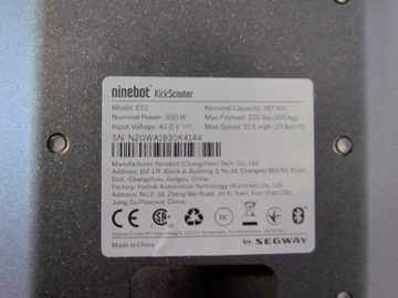 PODEST RAMA DO HULAJNOGI Segway NINEBOT ES2