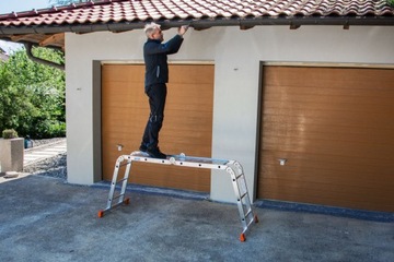 KRAUSE MultiMatic drabina przegubowa 4x3 + podest