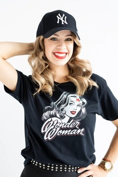 Koszulka damska Wonder Woman 023 DC Czarny Rozmiar 3XL