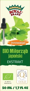 EKSTRAKT Z MIŁORZĘBU JAPOŃSKIEGO GINKO BILOBA BIO