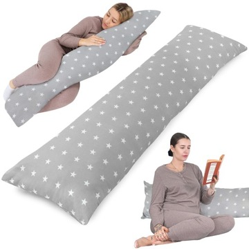 PODUSZKA DO SPANIA NA BOKU WIELOFUNKCYJNA 145 cm x40 cm