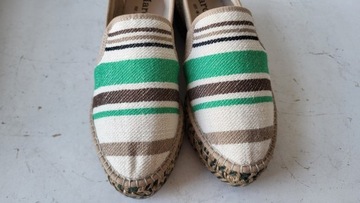 NOWE ESPADRYLE MARC O'POLO 303 17693801 800 r.36 NATURAL GREEN