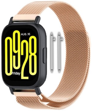 PASEK BRANSOLETA DO XIAOMI REDMI WATCH 5 ACTIVE / 5 LITE - RÓŻOWE ZŁOTO