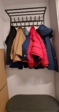 ВЕШАЛКА ДЛЯ ОДЕЖДЫ ДЛЯ ПРИХОЖЕЙ НА СТЕНУ ЛОФТА, 15 крючков