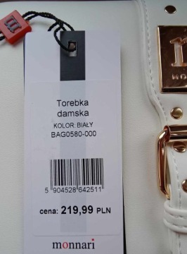 MONNARI БЕЛАЯ СУМКА СО ЗВЕЗДАМИ