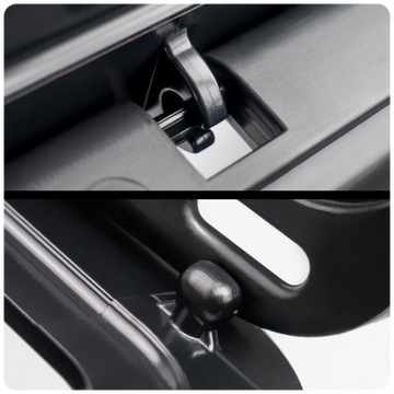 2x Ramka ANTYWIBRACYJNA pod tablice rejestracyjne czarna + wkręty PRORIDE