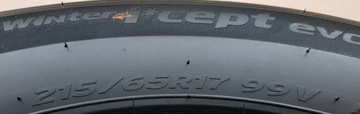 ЗИМНЯЯ ШИНА 215/65 R17 HANKOOK I*CEPT EVO3 X 99V