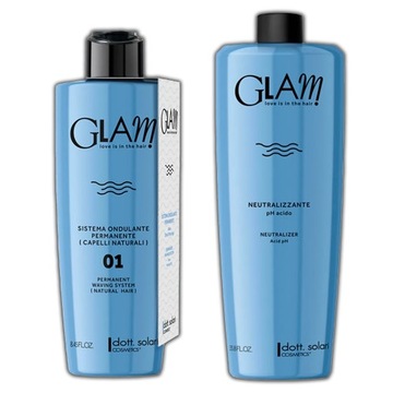 ZESTAW GLAM WAVE UTRWALACZ DO TRWAŁEJ 1000ml + PŁYN DO TRWAŁEJ O1 250ml