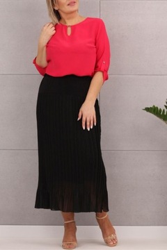 ЮБКА ПЛИССИРОВАННАЯ, ПОЛЬСКИЙ ПРОИЗВОДИТЕЛЬ, ЭЛЕГАНТНАЯ ФОРМУЛА, БОЛЬШИЕ РАЗМЕРЫ