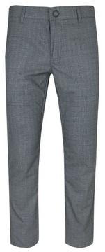 Szare spodnie typu chinos -RIGON- 33/34