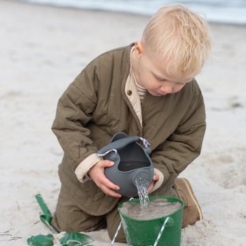 Силиконовое ведро для лейки - мятное