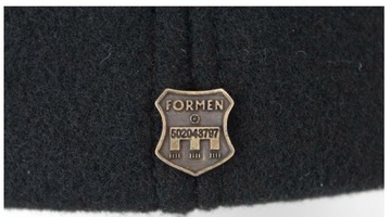 58 ЧЕРНАЯ ЭЛЕГАНТНАЯ МУЖСКАЯ КЕПКА МУЖСКАЯ ШЛЯПА