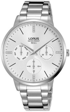 Zegarek srebrny damski Lorus fashion wizytowy