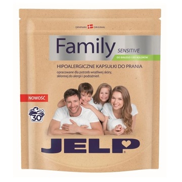 JELP Hipoalergiczne kapsułki do prania 30 szt.